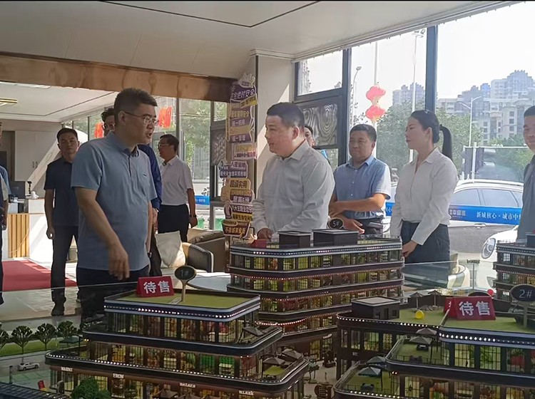 河南通许县领导一行莅临【谈球吧体育官网・幸福滙】考察
